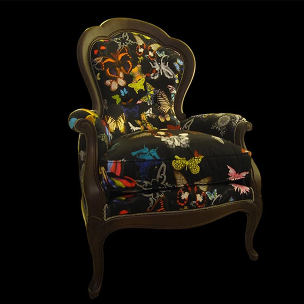 rifacimento poltrona_tessuto cristian lacroix