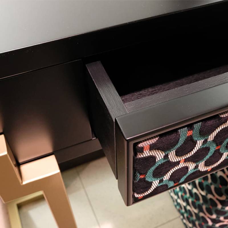 aurea_consolle su misura_tessuto dedar