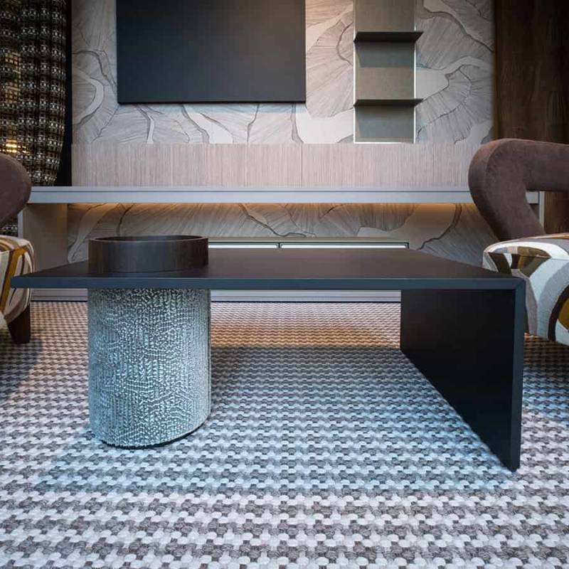 bosco_tavolino design_in legno e tessuto