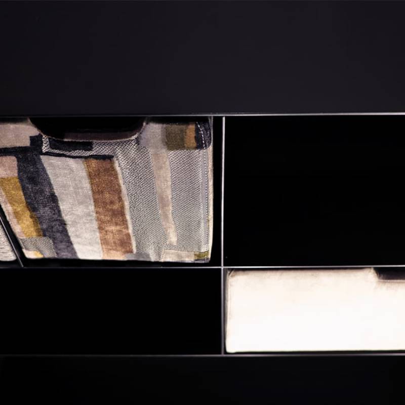 consolle su misura_mobili in tessuto