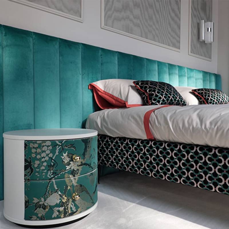 marin_letto design_letto in velluto