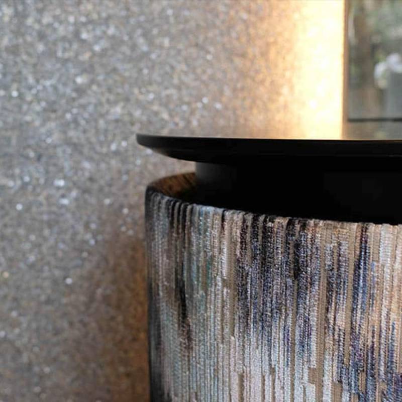 soffio_madia di design_particolare tessuto romo